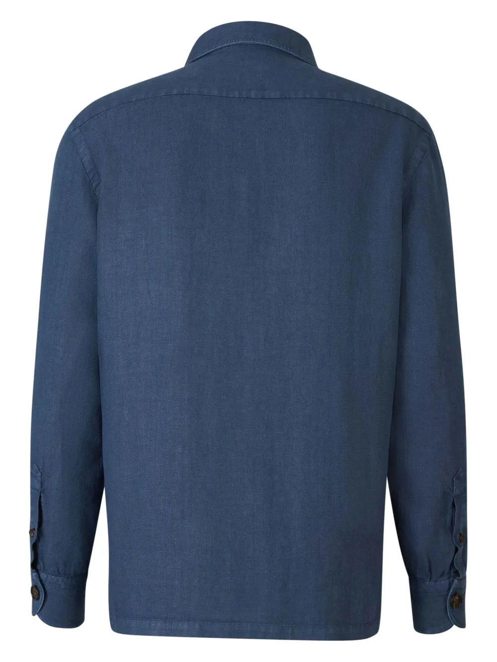 Vincenzo Di Ruggiero linen overshirt - Blauw