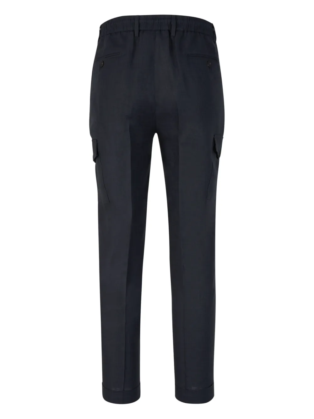 Gran Sasso Linnen straight broek - Blauw