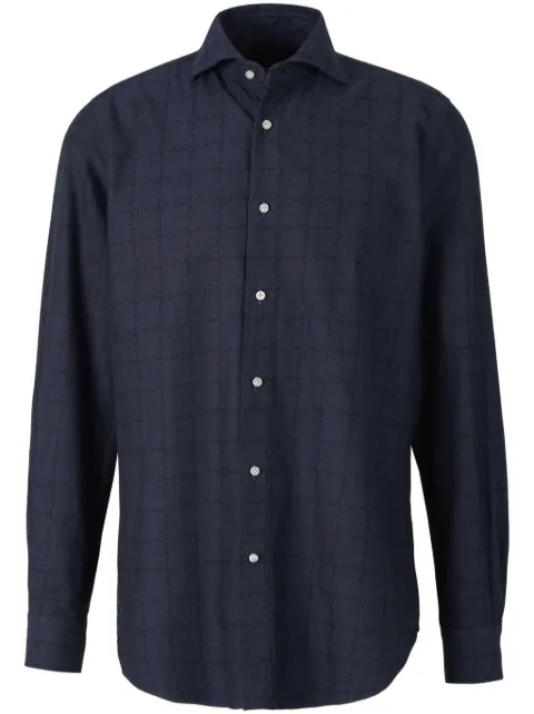 Vincenzo Di Ruggiero camisa con motivo de cuadros windowpane
