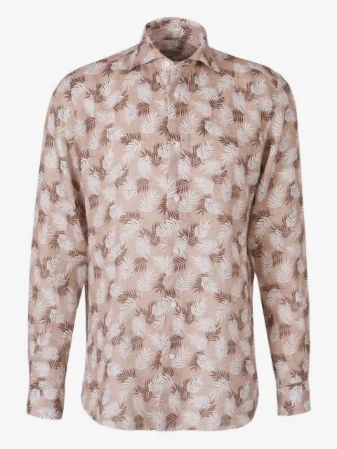 Vincenzo Di Ruggiero leaf-print shirt