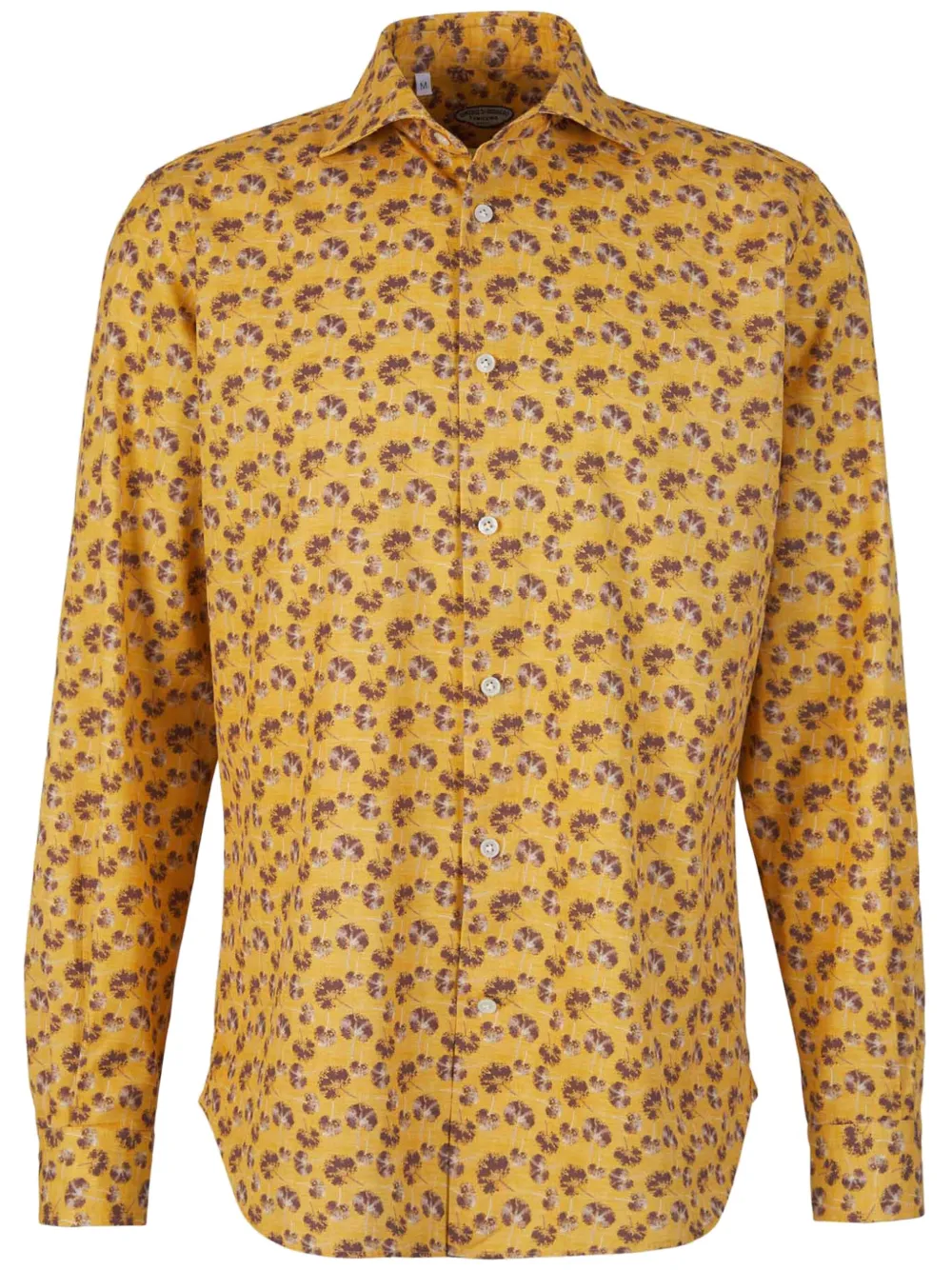 floral-print shirt