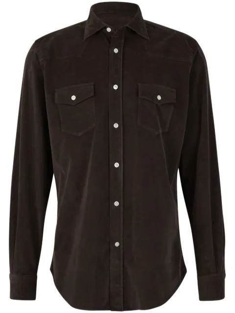 Vincenzo Di Ruggiero pinwale-corduroy shirt