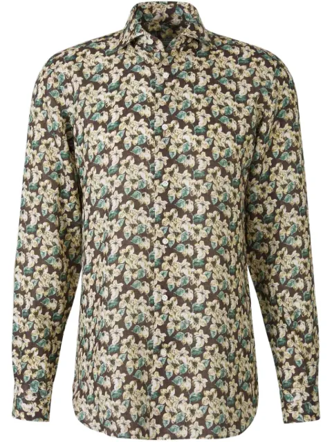 Vincenzo Di Ruggiero camisa manga larga con estampado floral