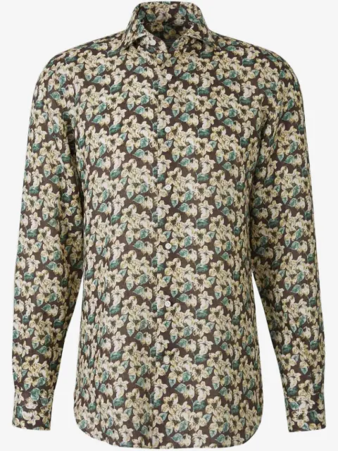Vincenzo Di Ruggiero floral-print long-sleeve shirt