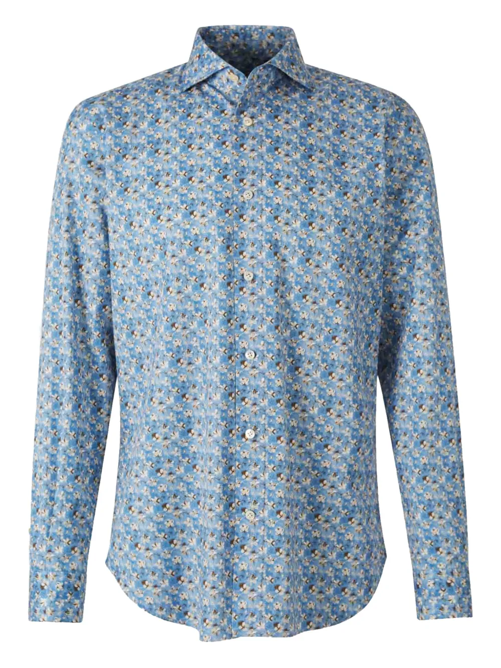 Vincenzo Di Ruggiero Cotton Shirt In Blue