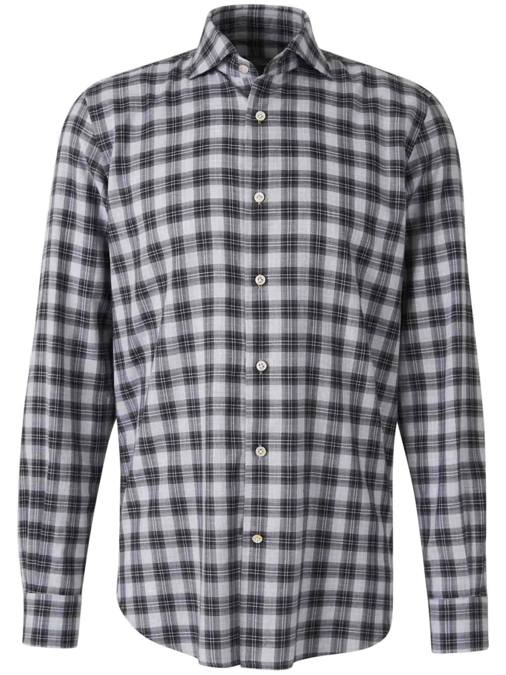 plaid-pattern shirt