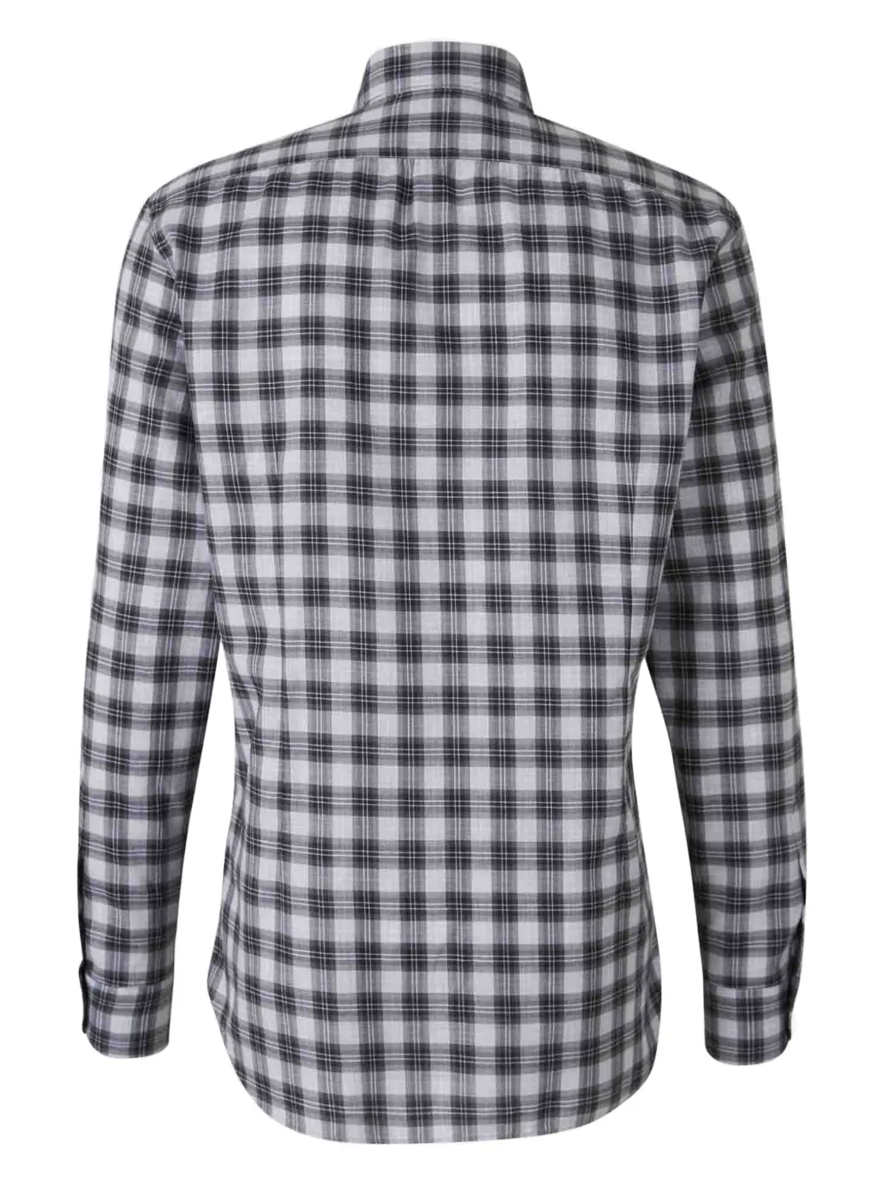 Vincenzo Di Ruggiero plaid-pattern shirt - Grijs