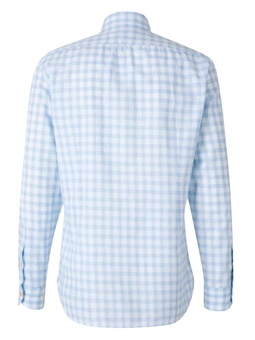 Vincenzo Di Ruggiero check-pattern shirt - Blauw