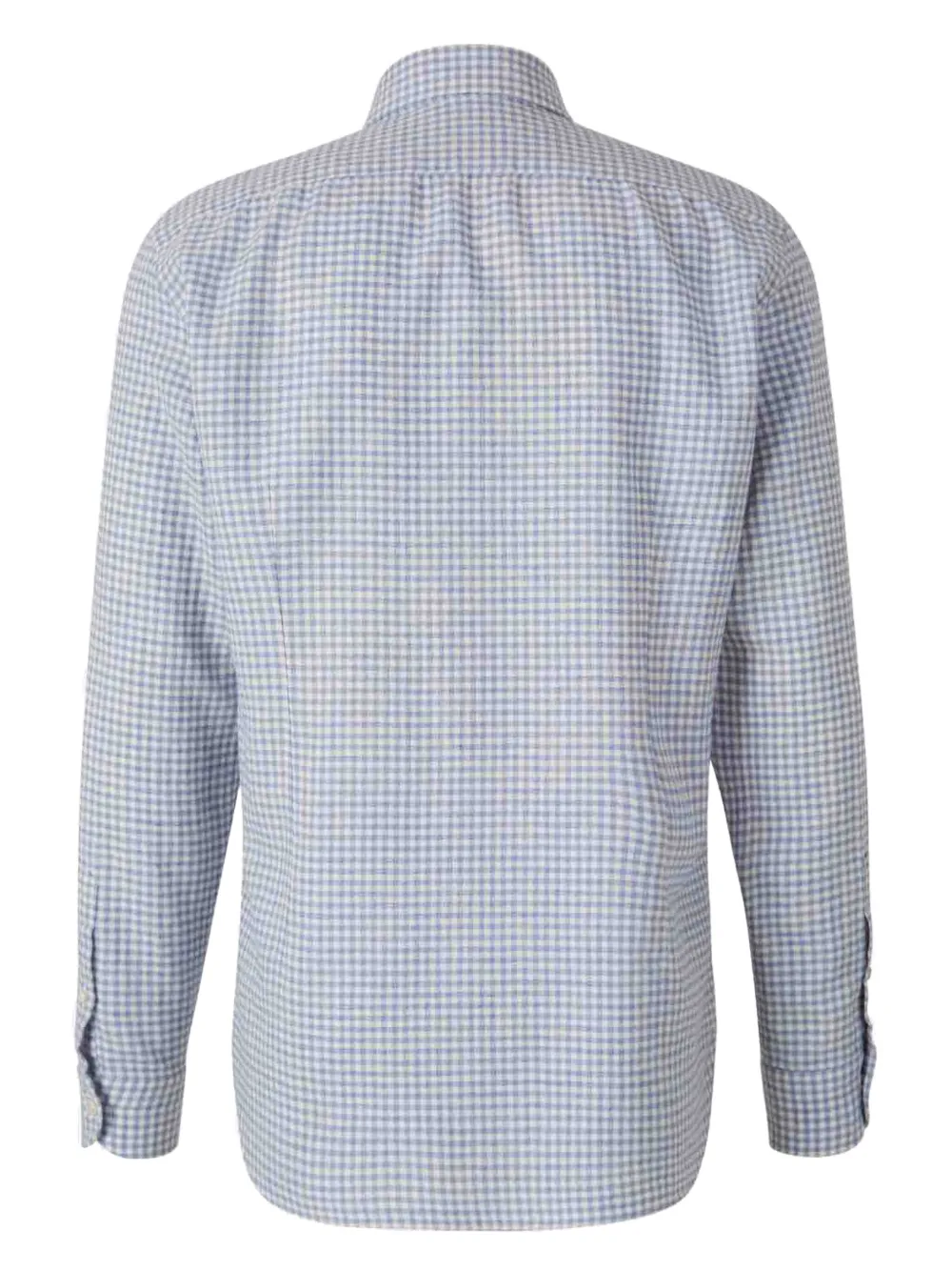 Vincenzo Di Ruggiero check-pattern shirt - Blauw