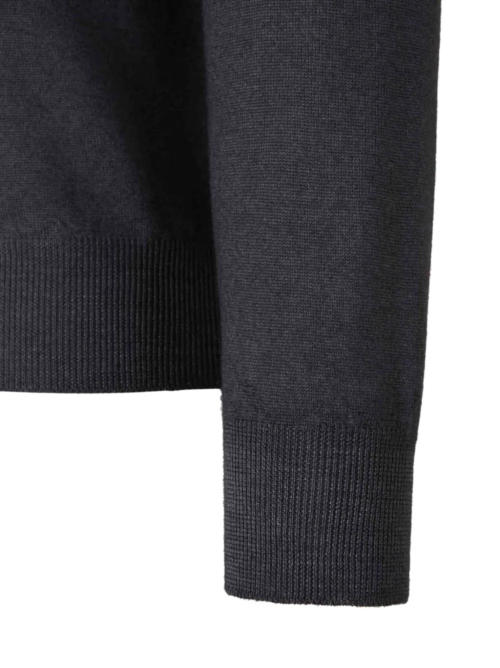 Gran Sasso Vest met hoge hals en rits Blauw