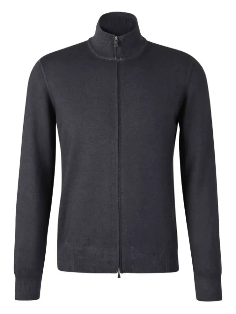 Gran Sasso high-neck zip-front cardigan
