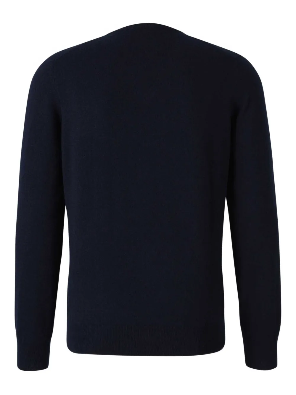 Gran Sasso V-neck ribbed-hem sweater - Blauw