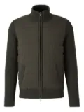 Gran Sasso quilted zip-up cardigan - Green