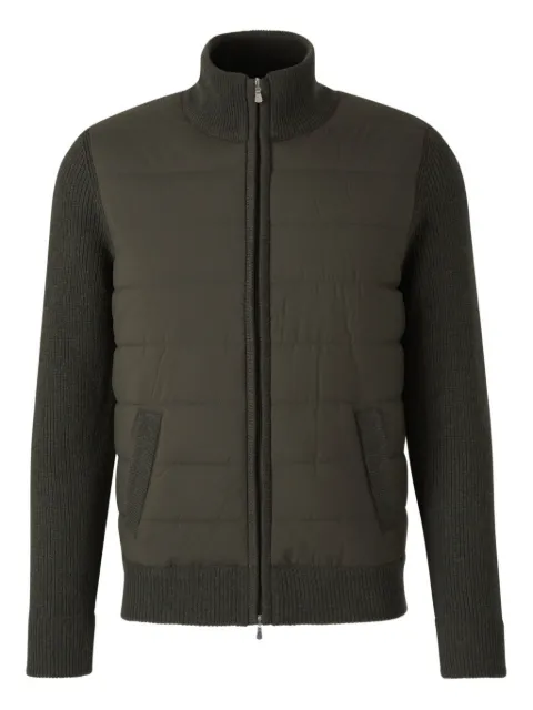 Gran Sasso quilted zip-up cardigan