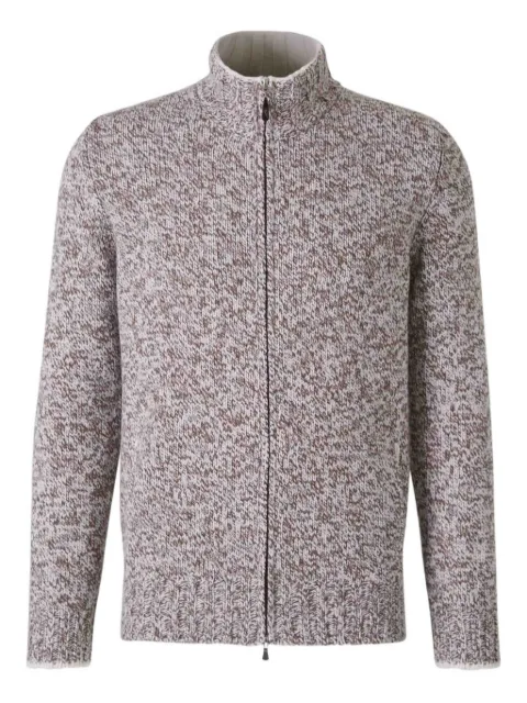 Gran Sasso high-neck wool cardigan
