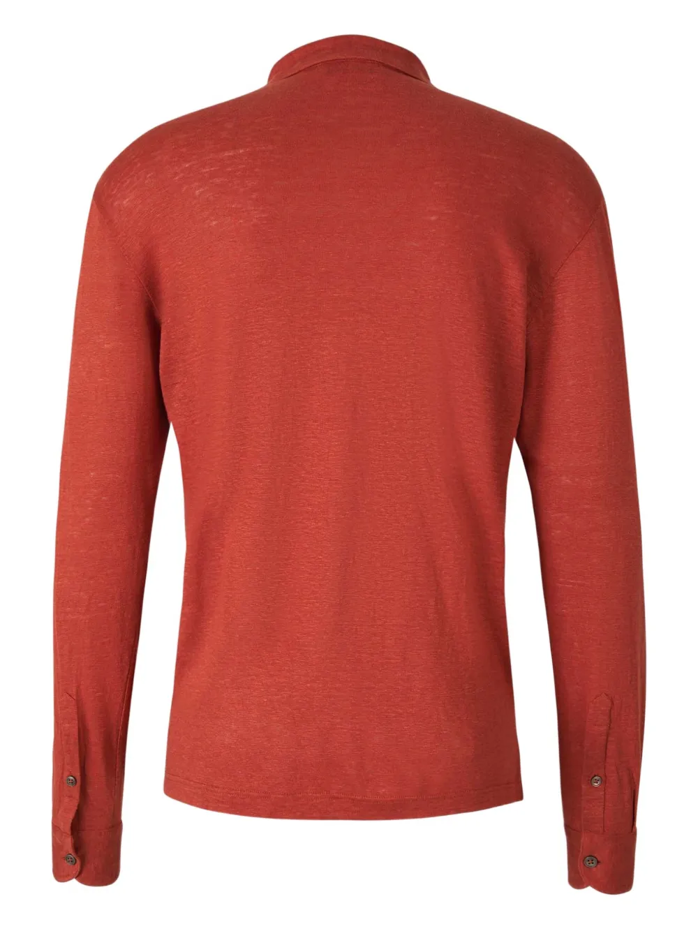 Gran Sasso Linnen poloshirt - Rood