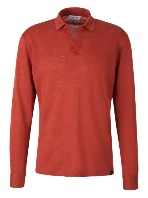 Gran Sasso linen polo shirt 
