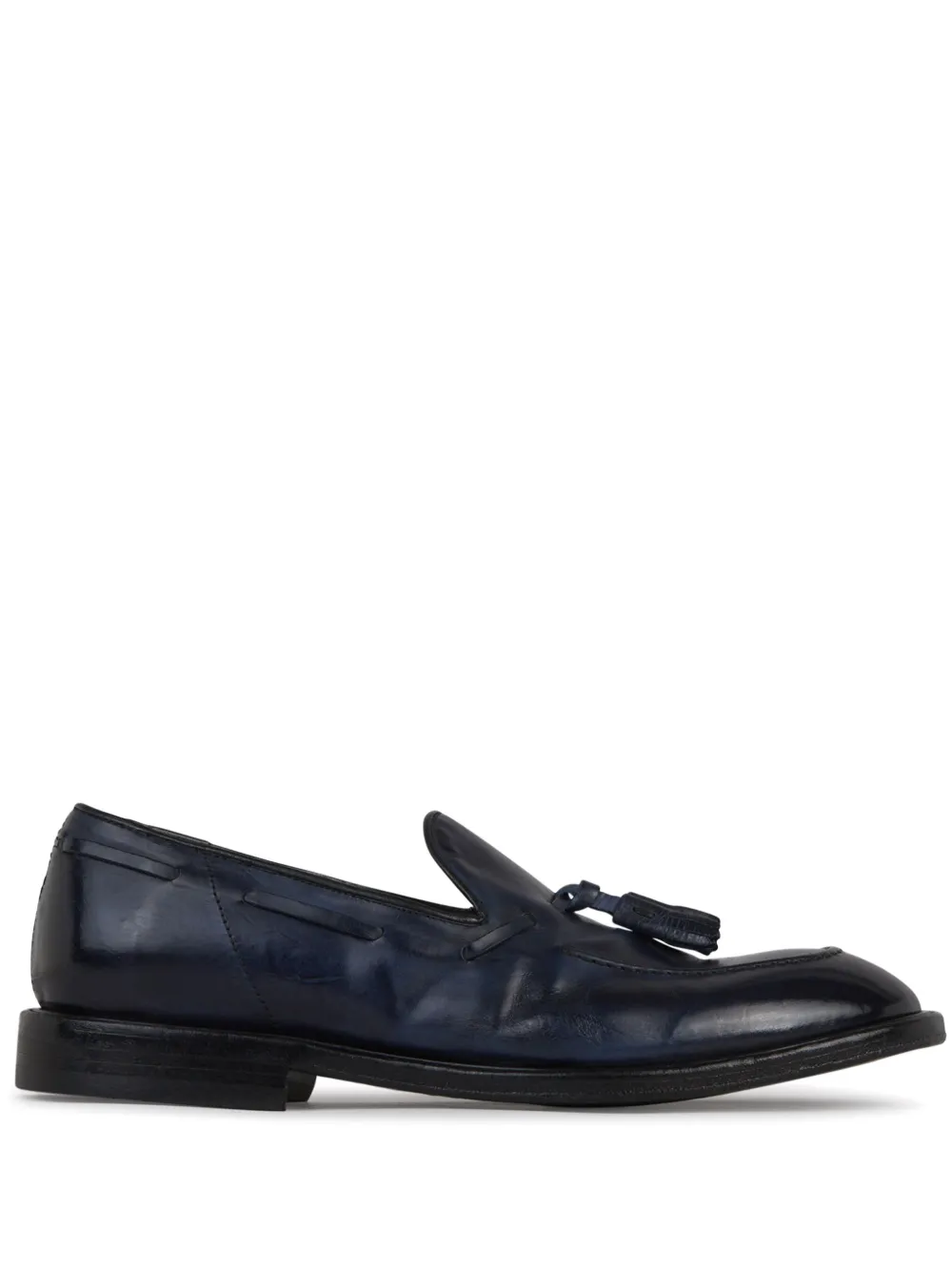 Green George tassel-detail loafers Blue