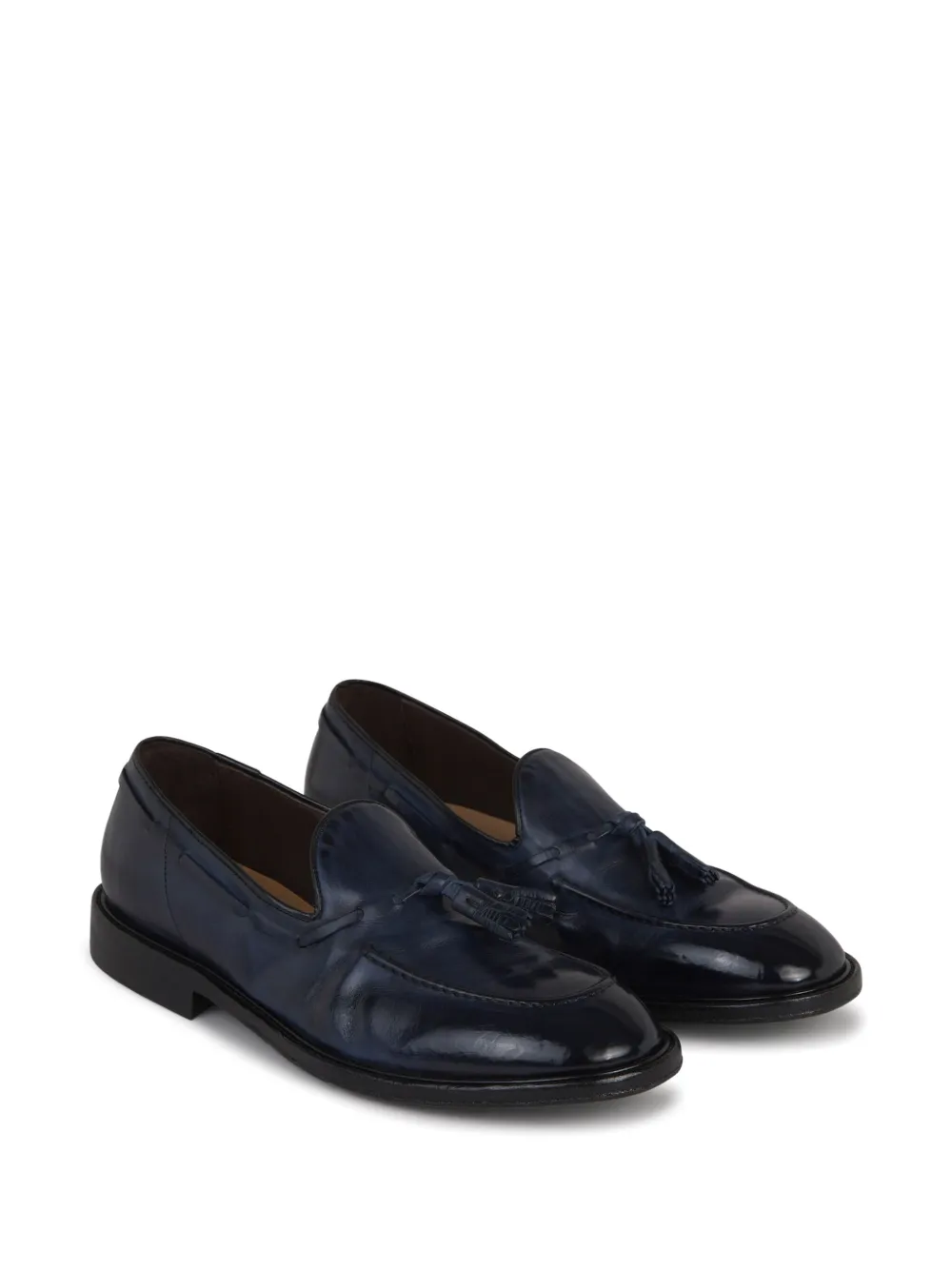 Green George tassel-detail loafers - Blauw