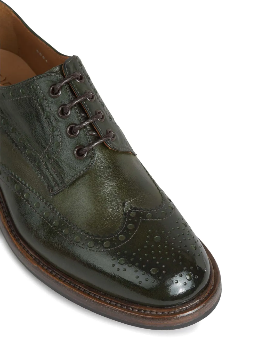 Green George leather brogues