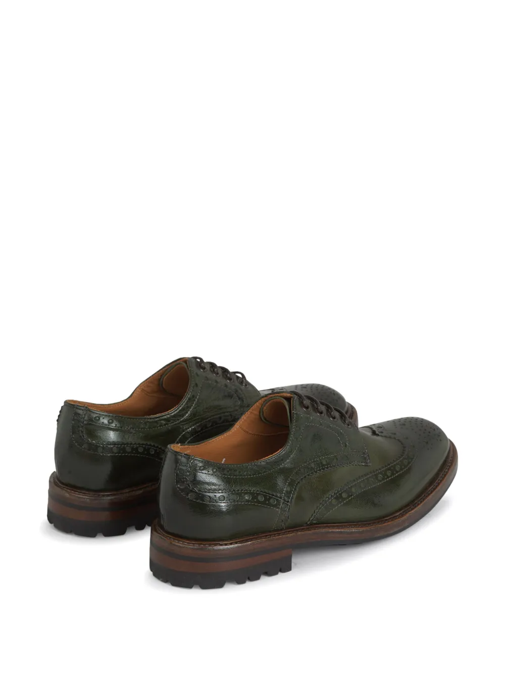 Green George leather brogues