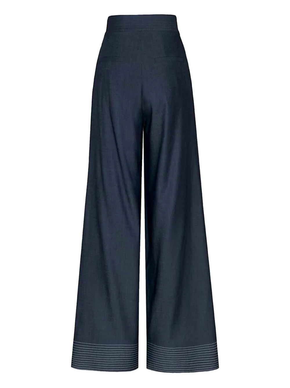 ANDRES OTALORA Mucha Arena Palms trousers - Blauw