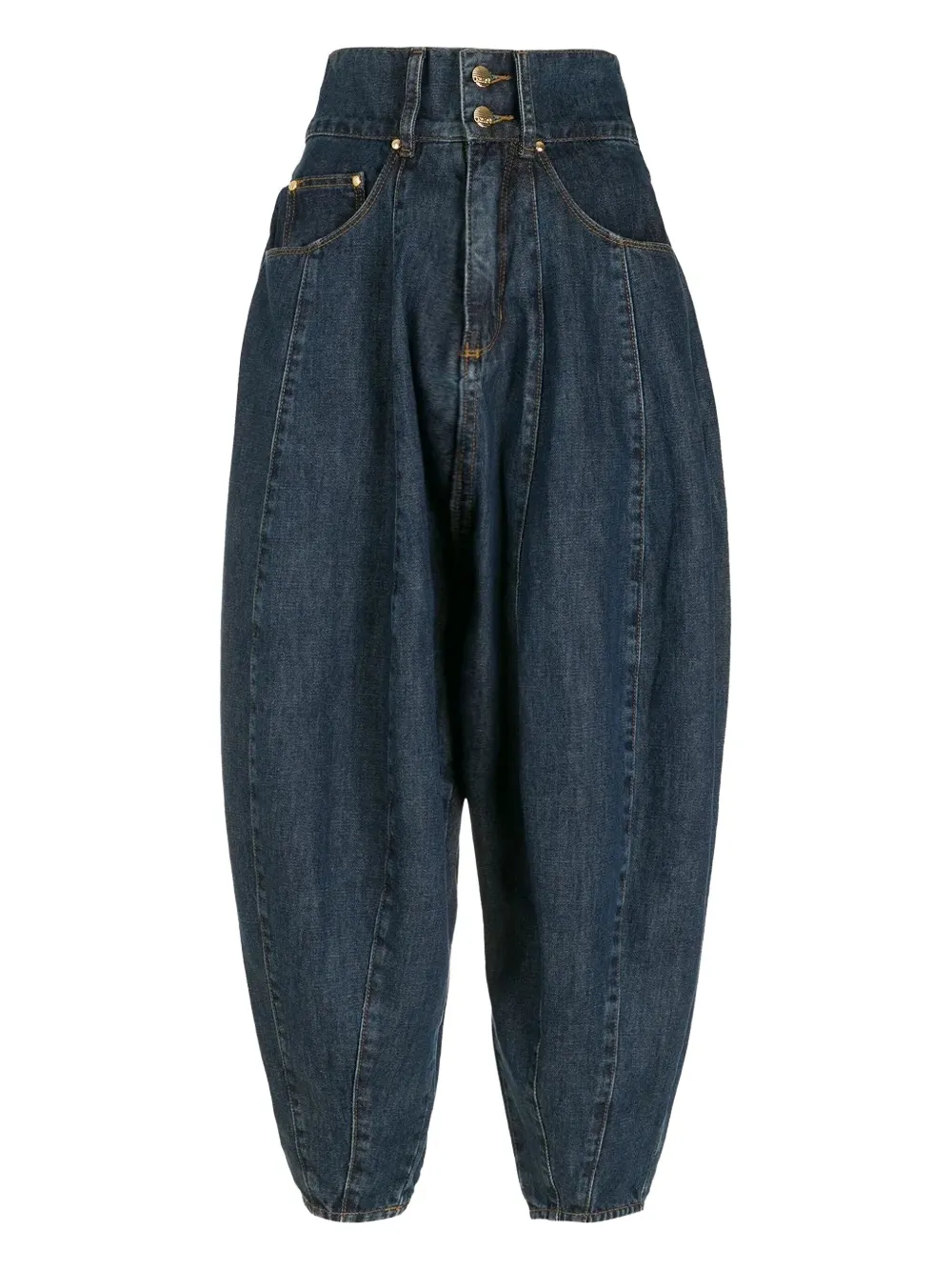 pleated jeans