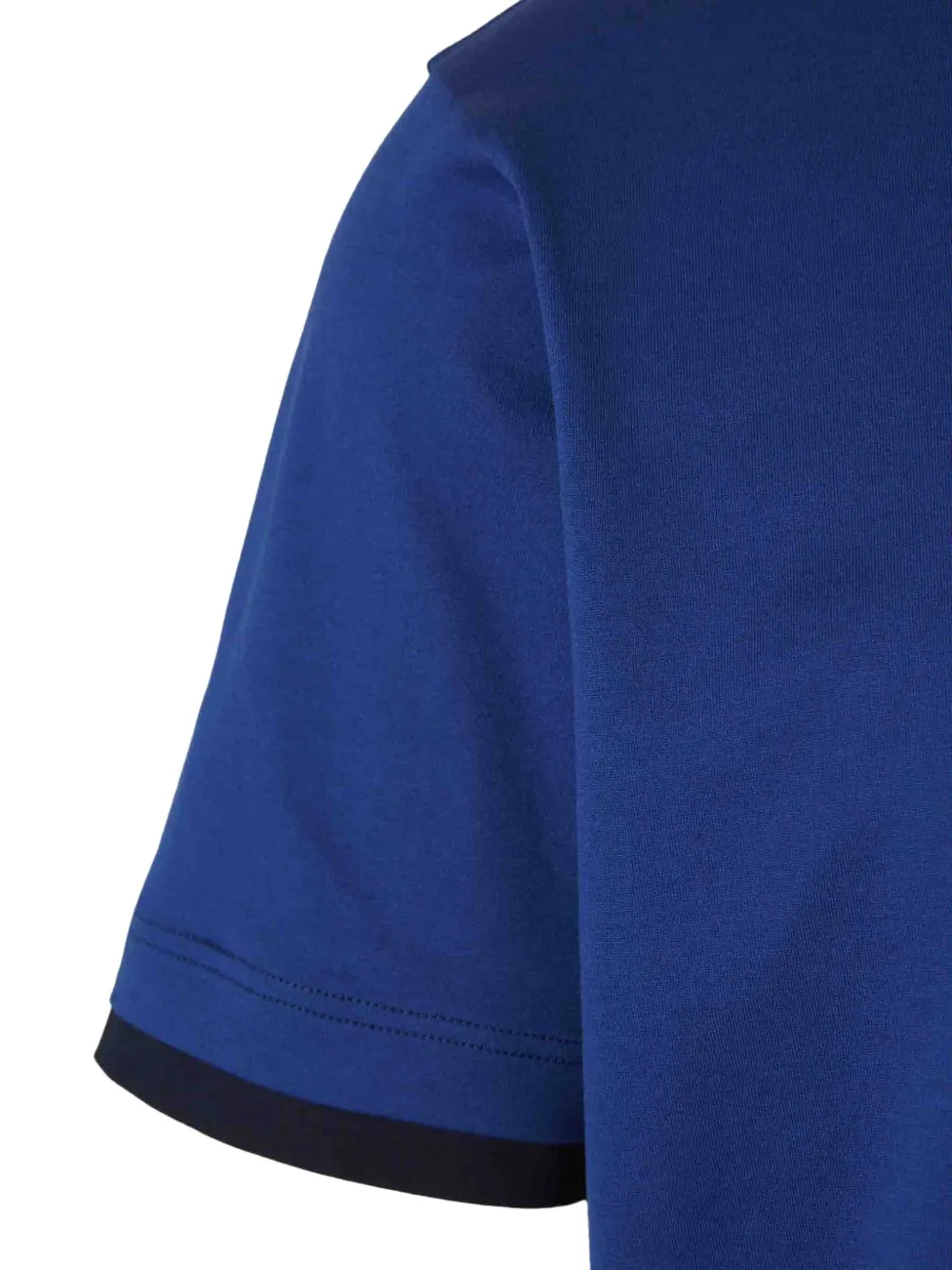 Brioni T-shirt met geborduurd logo Blauw