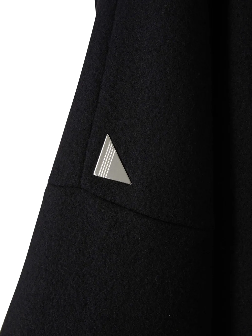 The Attico Wollen jas Zwart