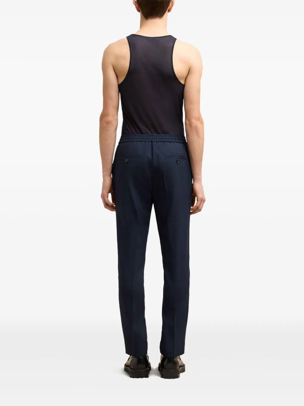 AMI Paris Wollen broek Blauw