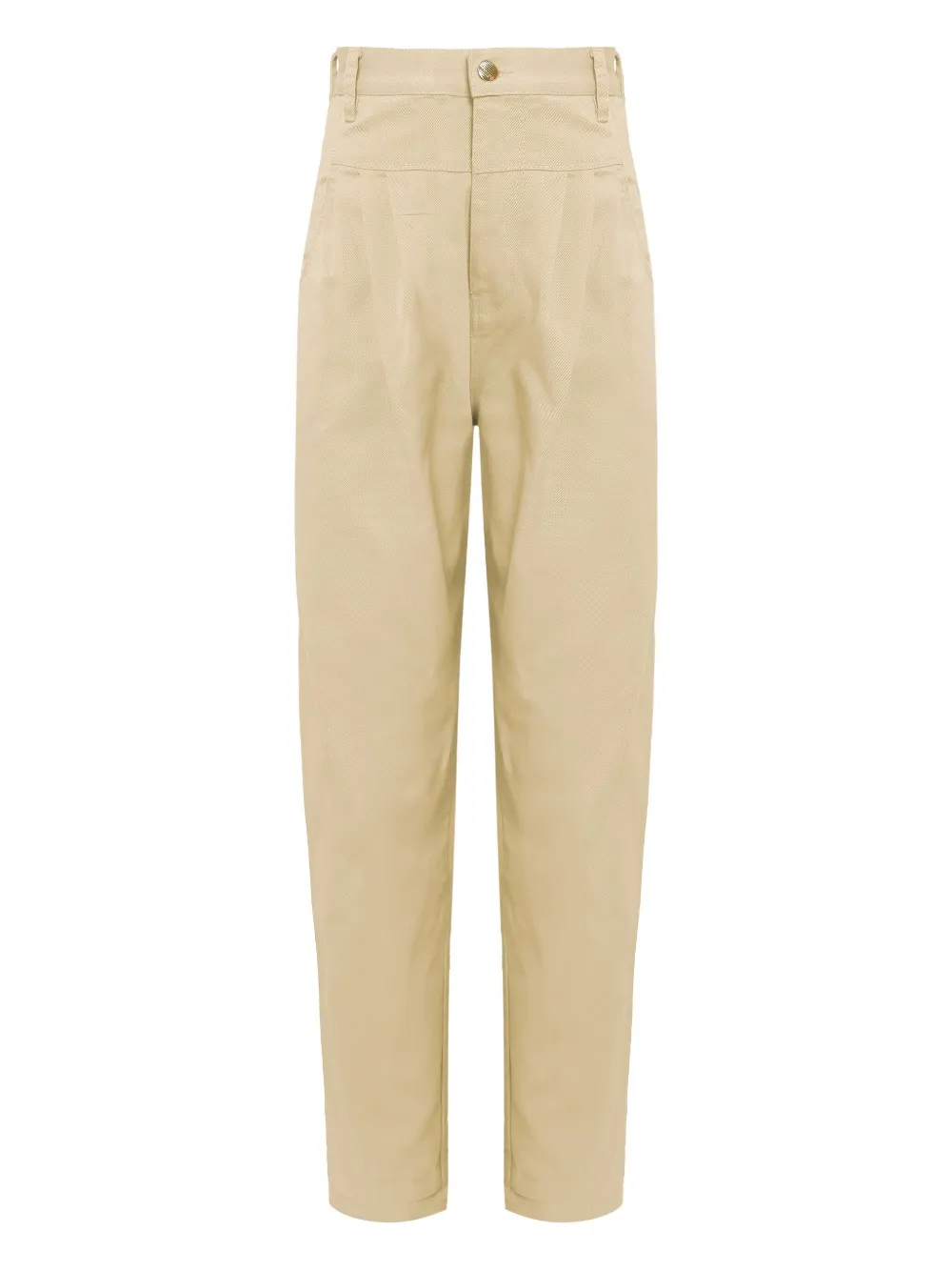 pleated-front trousers