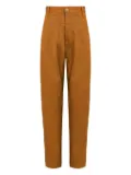 Amapô pleated-pocket trousers - Brown
