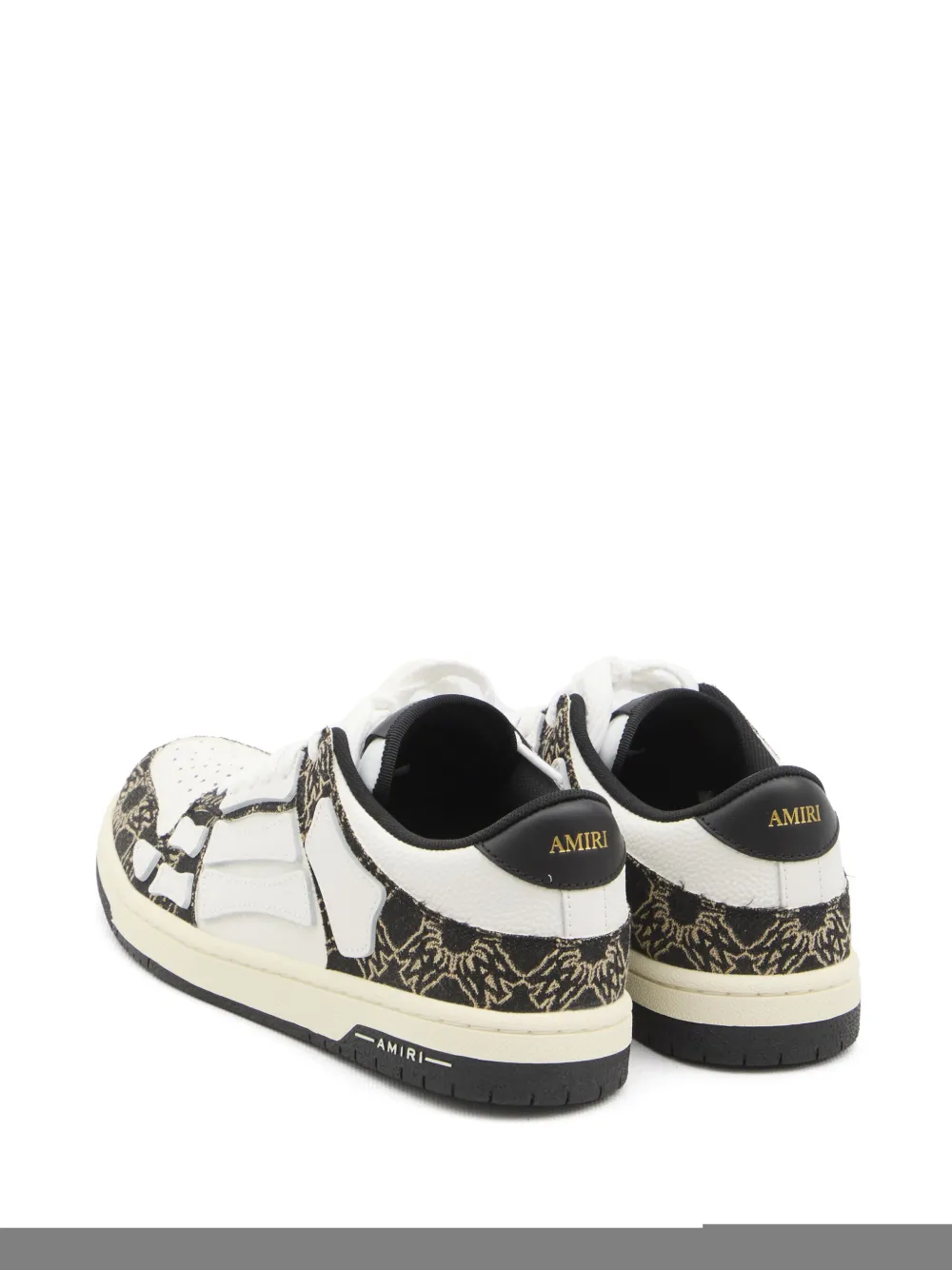 Shop Amiri Skel-top Sneakers In Black