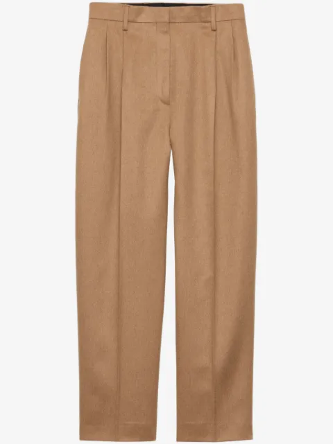 Prada camel-hair trousers