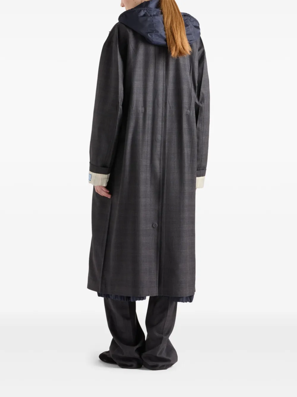 Prada Wollen broek Grijs
