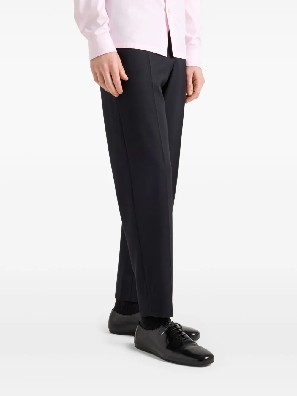 Prada Wollen broek Blauw