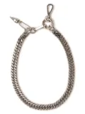 Alexander McQueen Cuban-link chain necklace - Silver