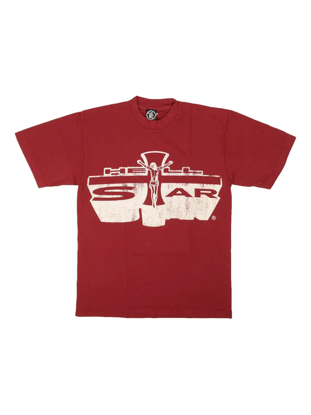 HELLSTAR graphic-print T-shirt Rood