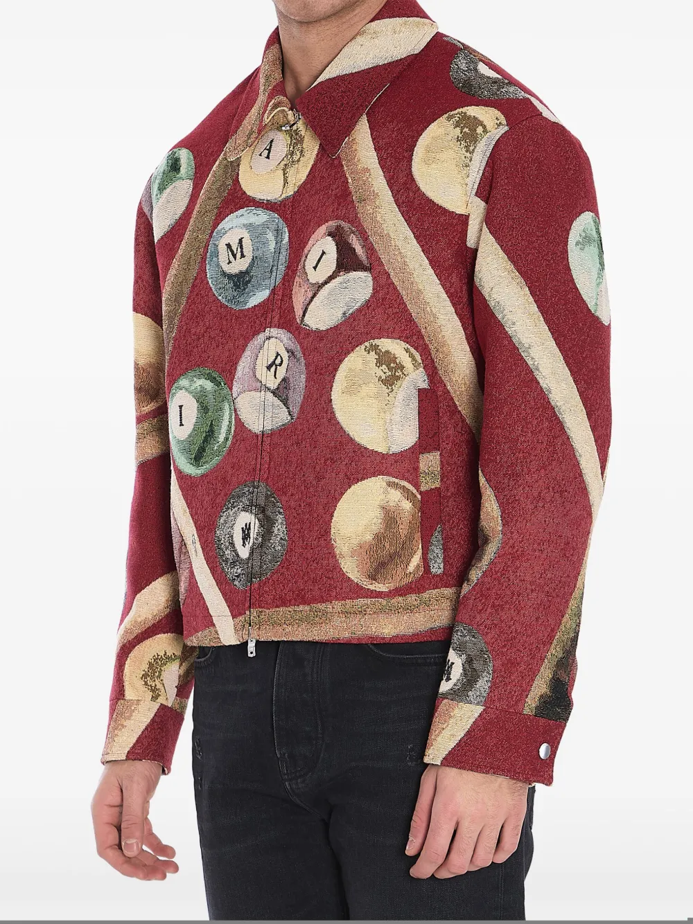AMIRI Jack met print Rood