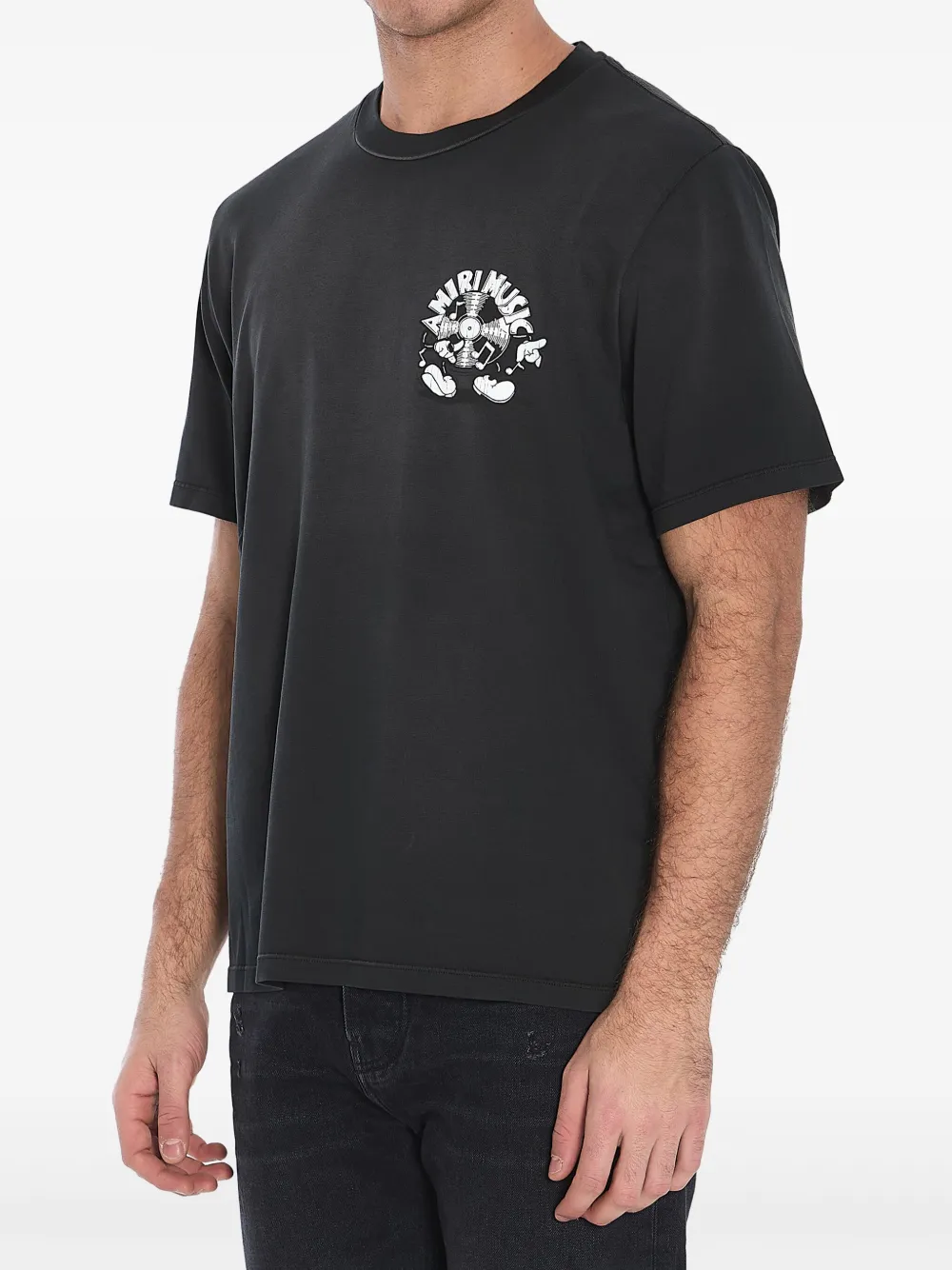 24PF new/AMIRI シアタープリントTシャツ T-Shirt Black 23765349_53756518_600.jpg