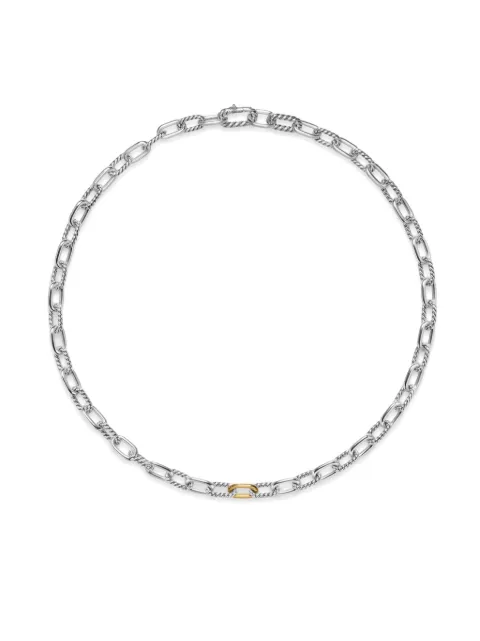 David Yurman 18K yellow gold DY Madison necklace