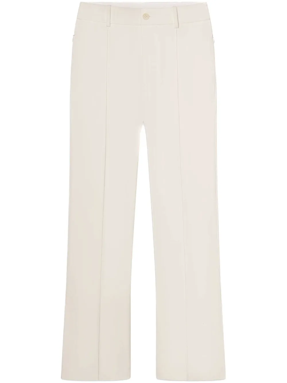 cropped flared trousers