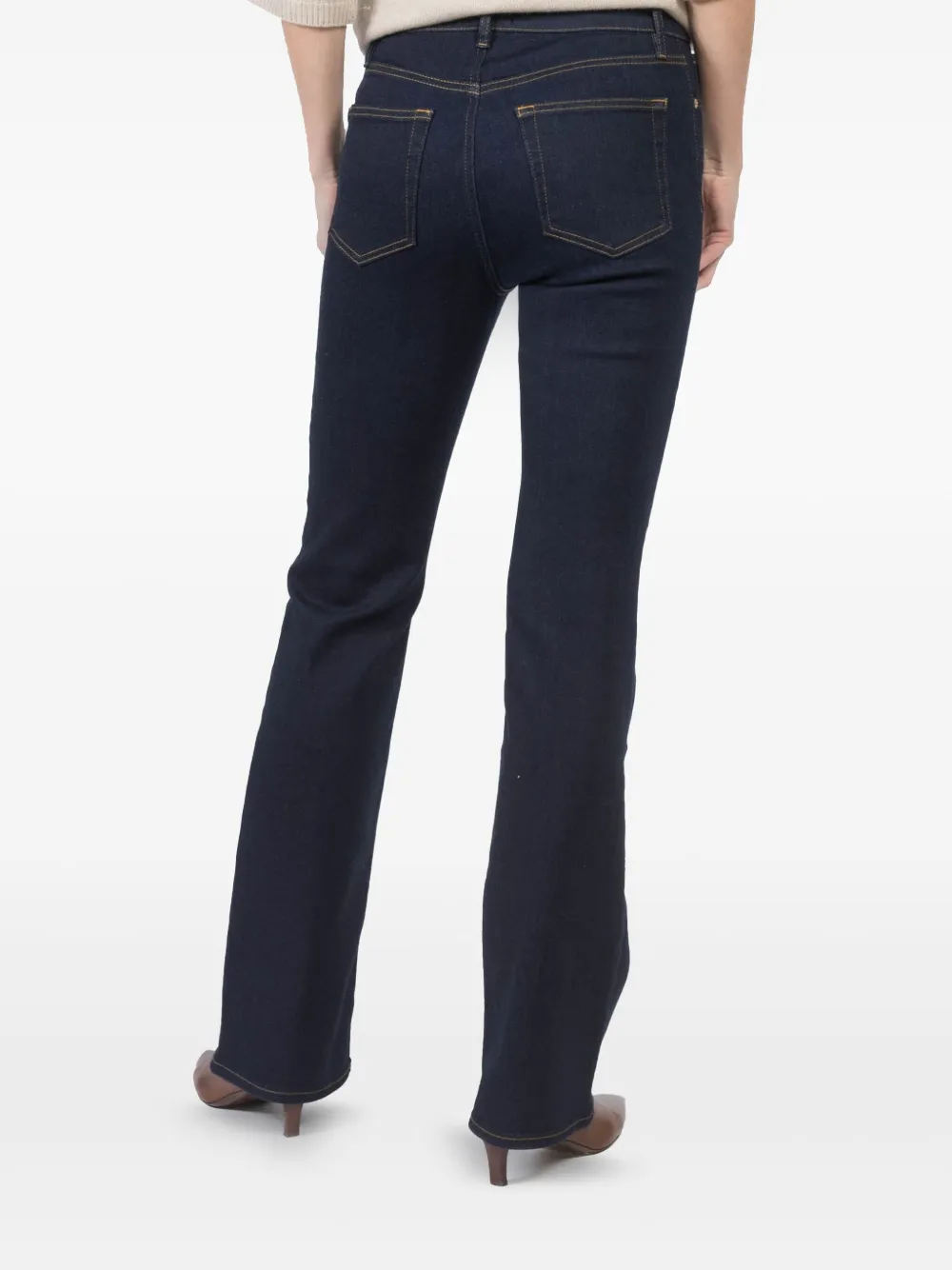 FRAME Straight jeans Blauw