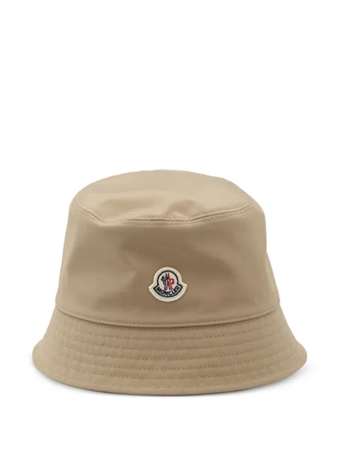 Moncler logo-patch bucket hat 