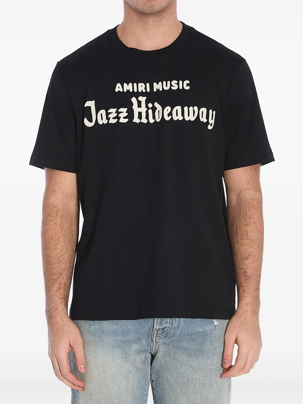 AMIRI T-shirt met print Zwart