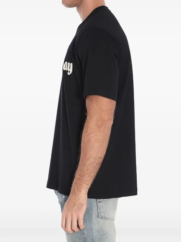 人気 AMIRI Tシャツ ジャズハイドアウェイ コットン 黒 メンズ AMIRI Jazz Hideaway Sweatshirt | Black | FARFETCH