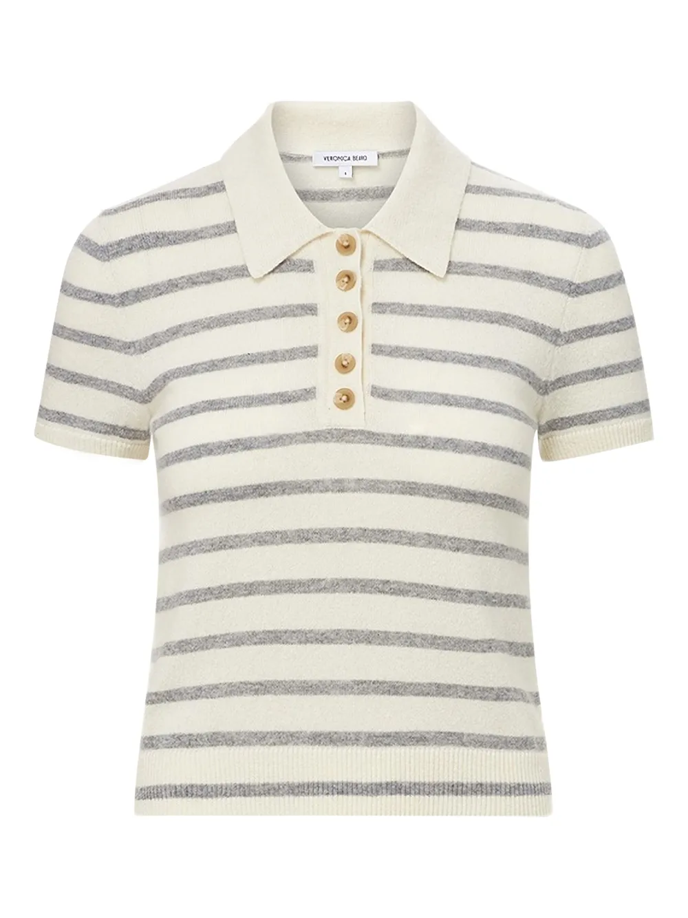 Veronica Beard playera tipo polo Brandt | neutro | Image 1