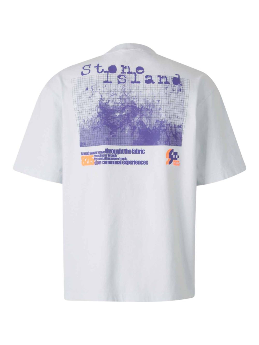 Stone Island T-shirt met print - Wit