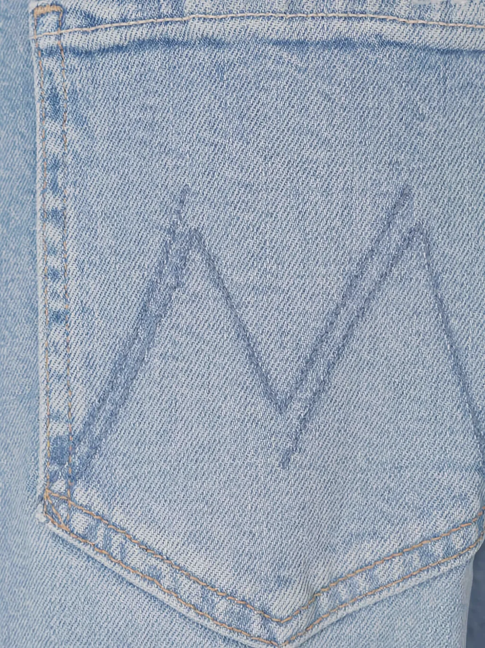 Mother The Twister Skimp Horseback To Quarterback Jeans In Blue