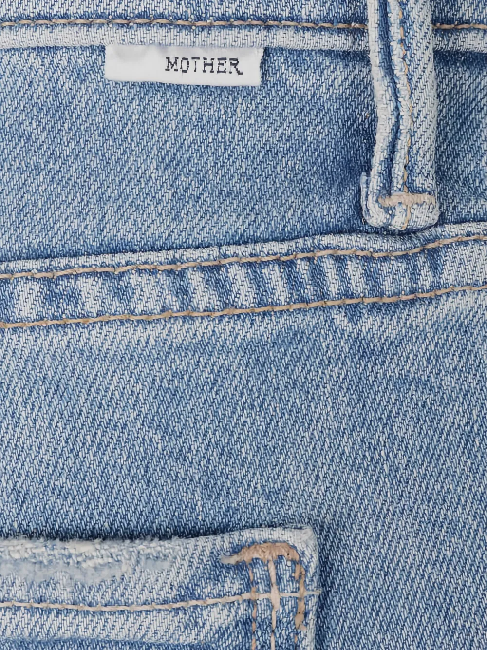 Mother The Twister Skimp Horseback To Quarterback Jeans In Blue